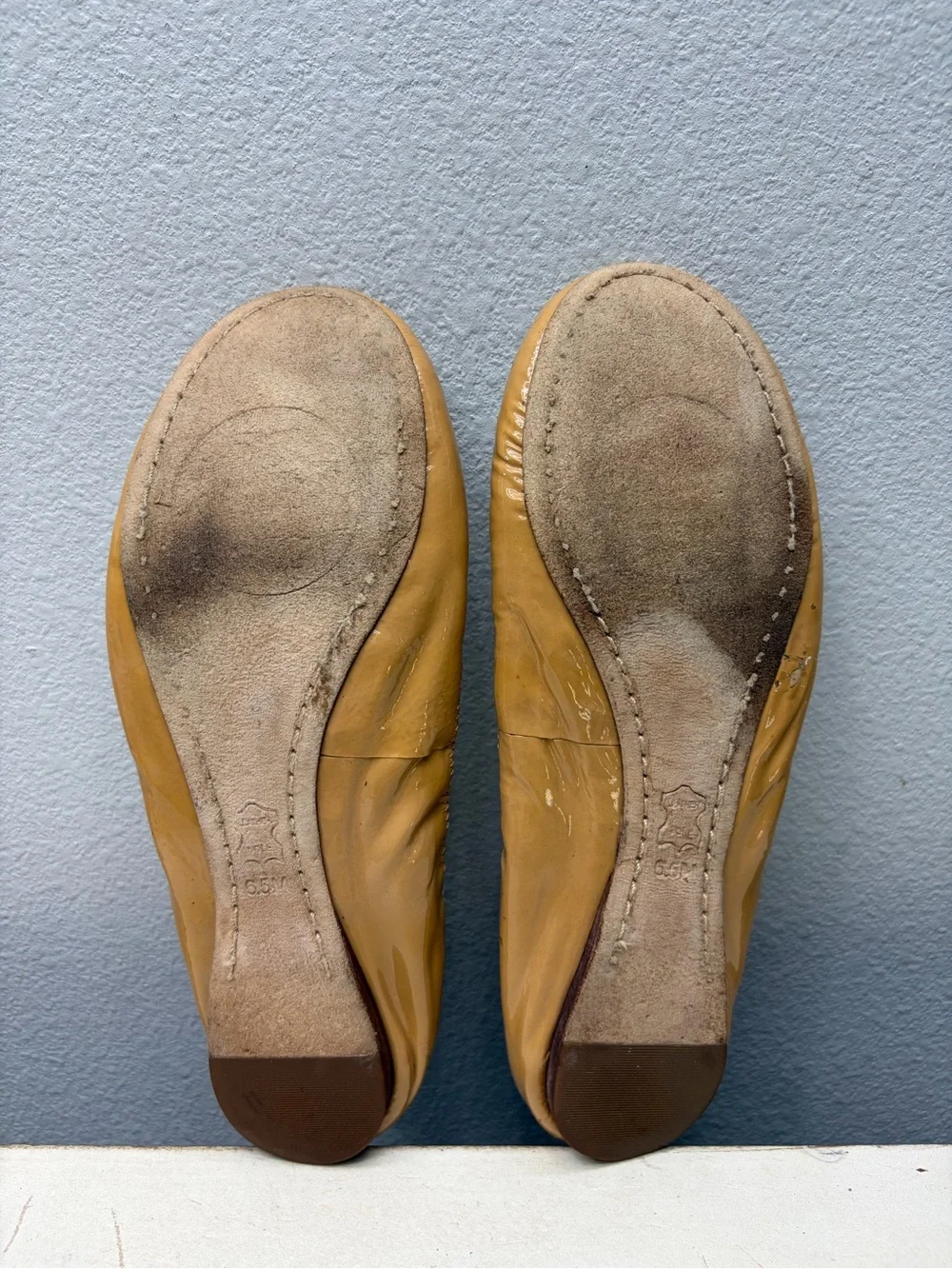 Tory Burch Brown Leather Coraline Flats Size 6.5